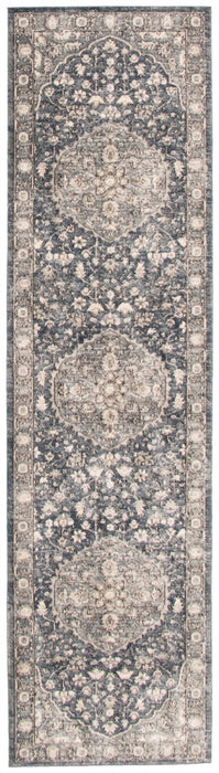Octavian Tabriz Grey Area Rug - 2'7\" x 8'2\"