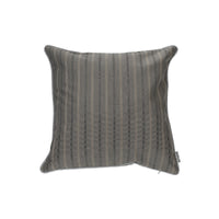 Striped Outdoor Waterproof Cushion Taupe - Set of 2