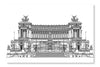 Altar Of The Fatherland 28x42 Wall Art Frame And Fabric Panel
