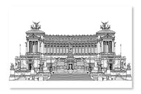 Altar Of The Fatherland 28x42 Wall Art Frame And Fabric Panel