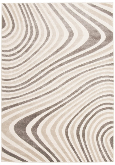 Nikkos Ivory 6'7\" x 9'6\" Area Rug