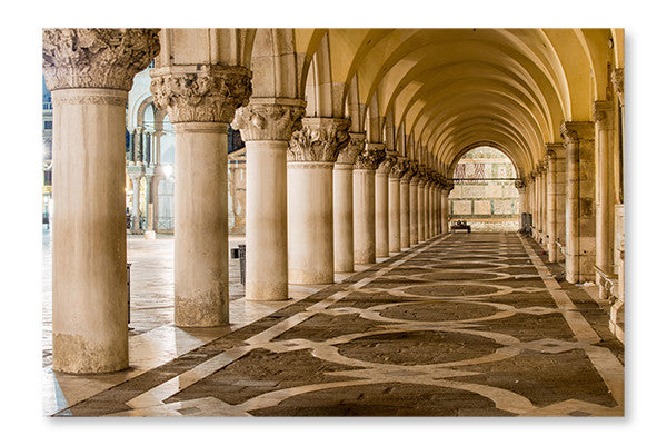 Arches in Piazza San Marco, Venezia 24x36 Wall Art Fabric Panel Without Frame