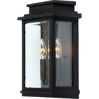 Freemont 2-Light Black Outdoor Wall Light I 