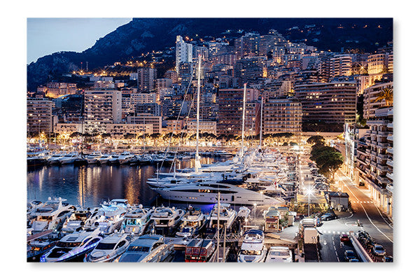 Monaco Yachts 16x24 Wall Art Frame And Fabric Panel