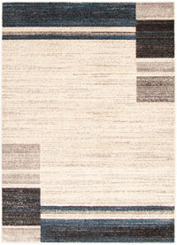 Aya Ivory-Blue Area Rug - 7'10
