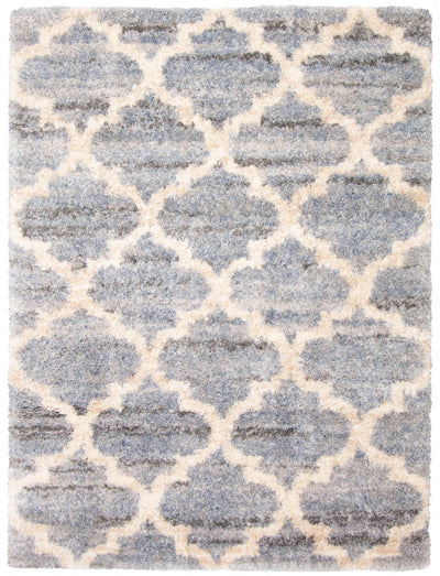Dimity Grey/Light Blue Area Rug - 5'3" x 7'3"