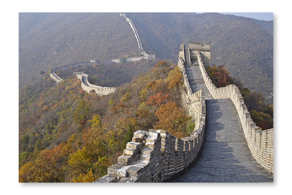 Great China Wall 16x24 Wall Art Fabric Panel Without Frame