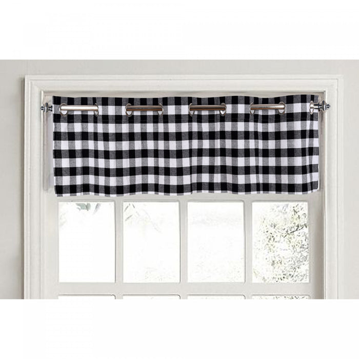 Window Topper 17\" x 72\" White Buffalo Drapes and Blinds