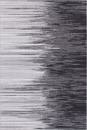 Lav Grey Waves 4x6 Area Rug