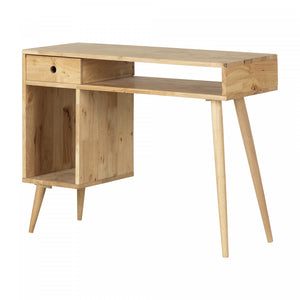 Kodali Computer Desk - Natural Wood 