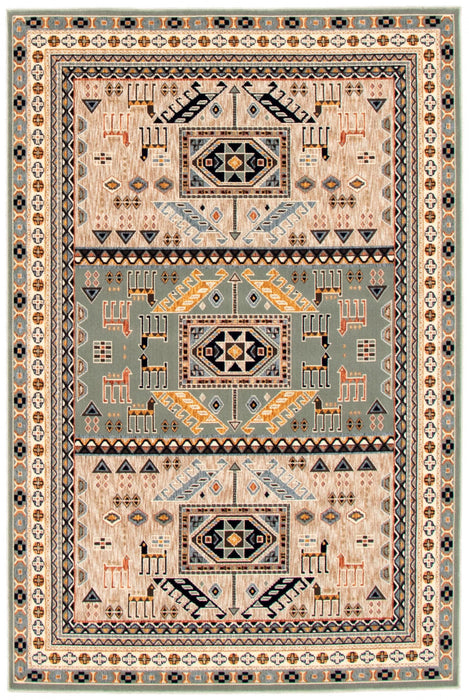 Quincy Teal Area Rug - 7'10\" x 10'2\"