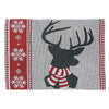Tapestry Placemat Reindeer Head 13 x 18 - Set of 12