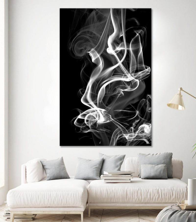 SMOKE‘S ART Wisp Smoke Abstract #02 - Grey - Mint Art Co