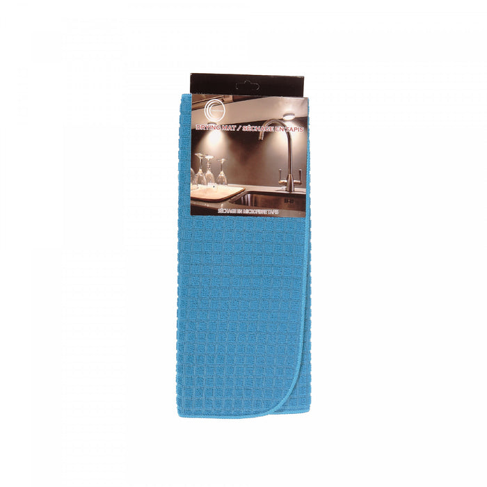 Microfibre Drying Mat Blue - Set of 2