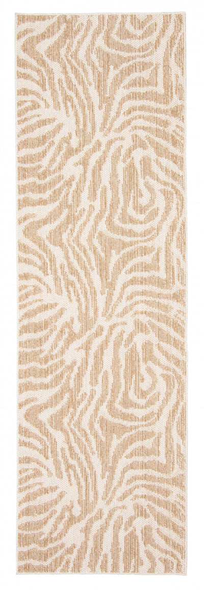 Samia Taupe Area Rug - 2'6" x 8'0"