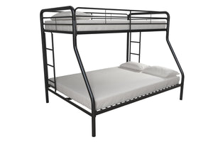 Atwater Living Cassia Twin Over Full Metal Bunk Bed - Black