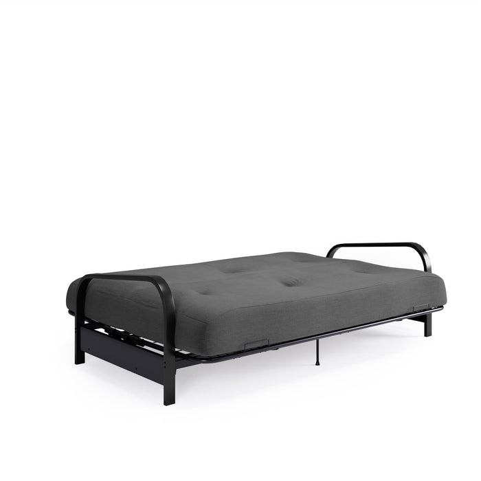 DHP Metal Arm Futon Frame with 6\" Mattress