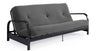 DHP Metal Arm Futon Frame with 6\" Mattress