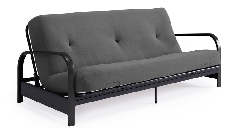 DHP Metal Arm Futon Frame with 6\" Mattress