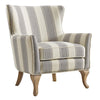 Dorel Home Arizona Accent Chair - Grey Stripe