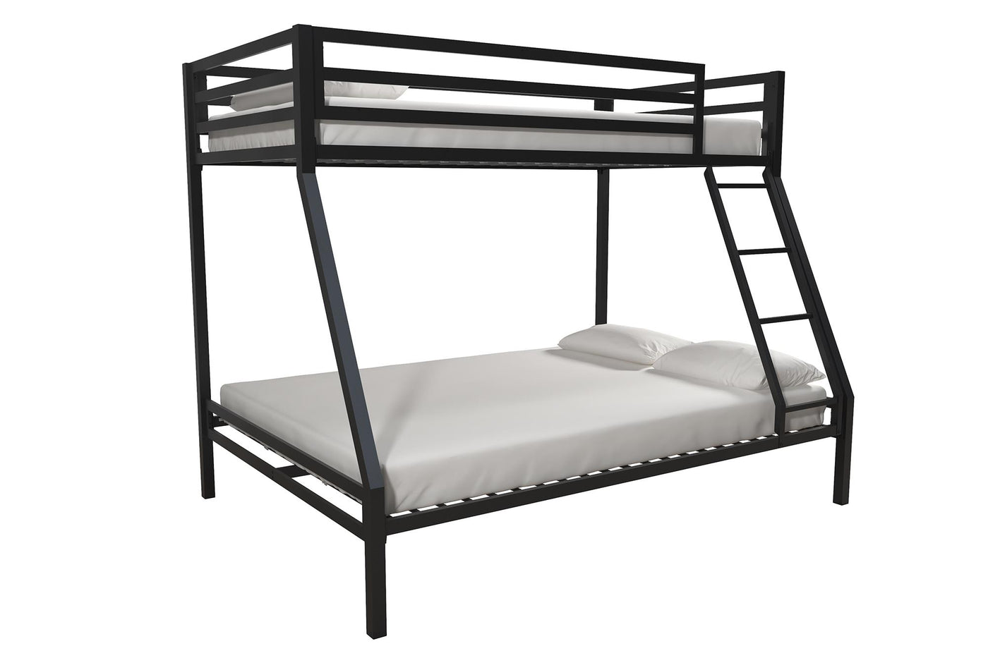 Metal bunk beds discount twin over full