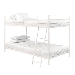 Atwater Living Bloor Small Space Twin Over Twin Bunk Bed - White