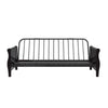 Atwater Living Ronson Wood Arm Futon With Espresso Wood Finish