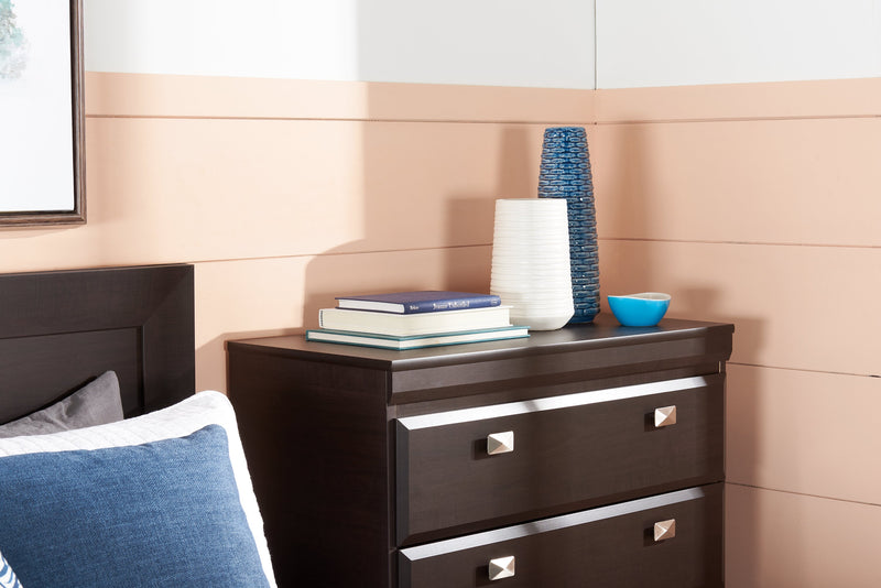 Yorkdale Bedroom Chest of Drawers, 5-Drawer, 31.1\"W x 47.4\"H, Made in Canada - Brown