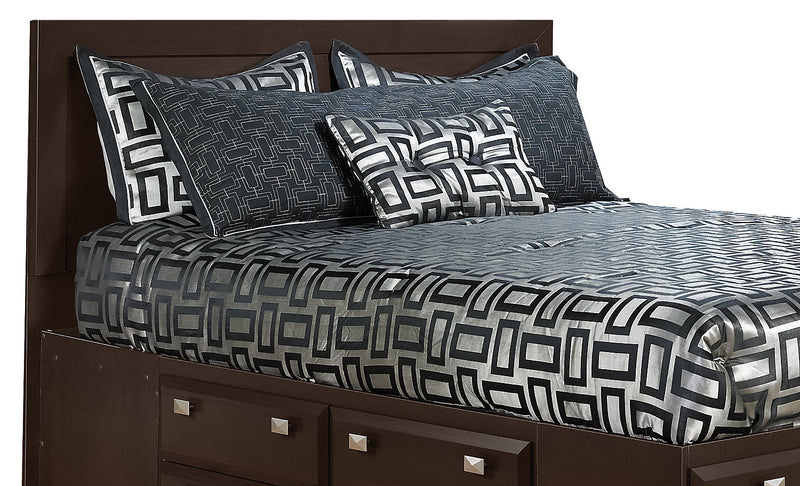 Yorkdale 6-Piece Queen Storage Bedroom Package with 2 Nightstands
