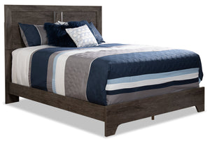 Yorkdale Queen Panel Bed - Grey