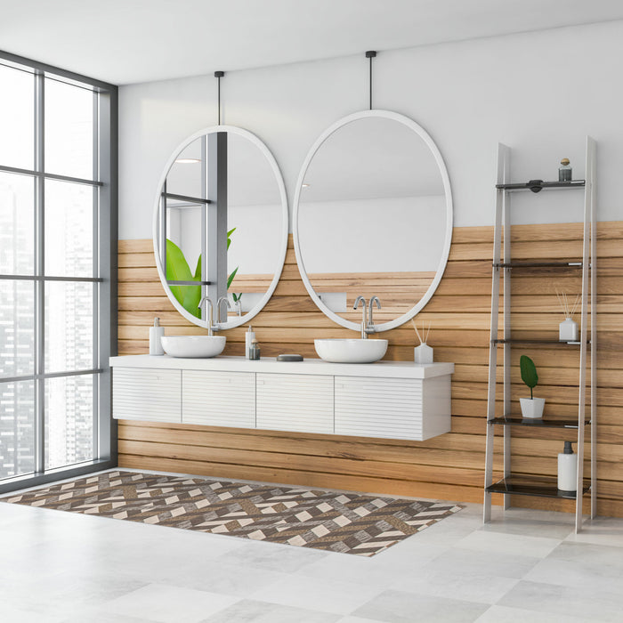 Bellezza Dark Brown 2'2\" x 12'0\" Area Rug