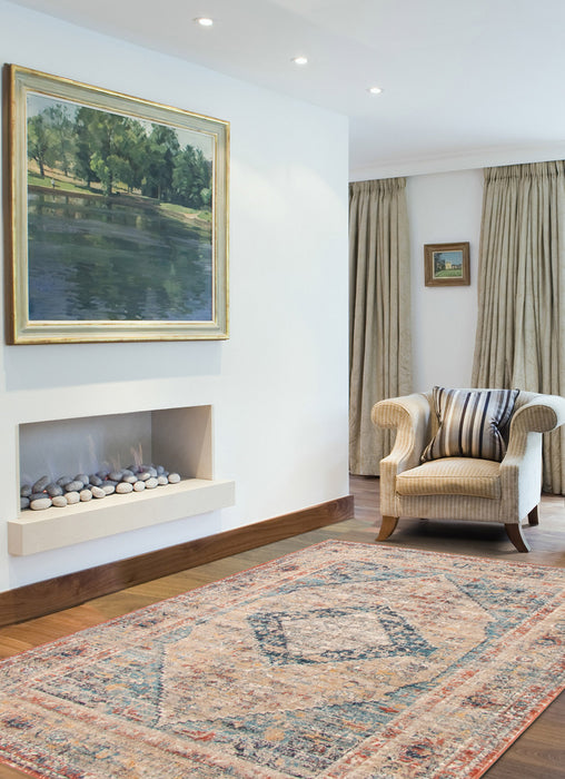 Bolivar Bijar Multi Colour Area Rug - 6'7\" x 8'6\"