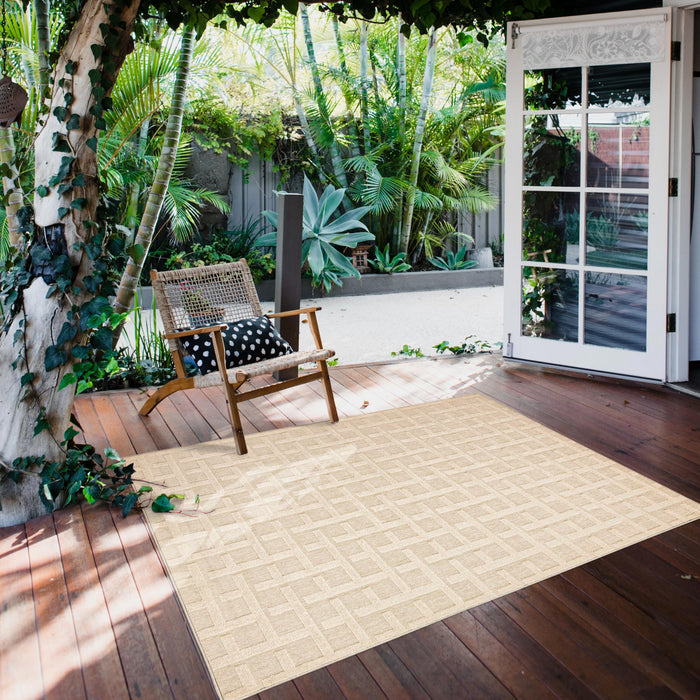 Brangane Ivory 4'7\" x 6'7\" Area Rug