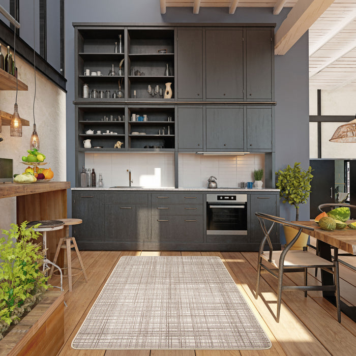 Panthea Ivory Area Rug - 4'4\" X 6'5\" 