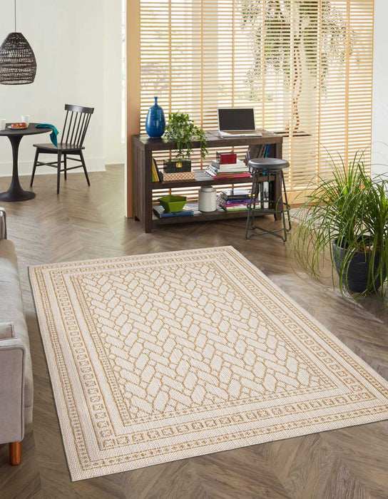 Thandazile Taupe Area Rug - 4'0\" x 6'0\"