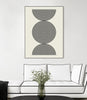 "Simplicity Ii" Canvas Framed Black 18x24 Wall Art