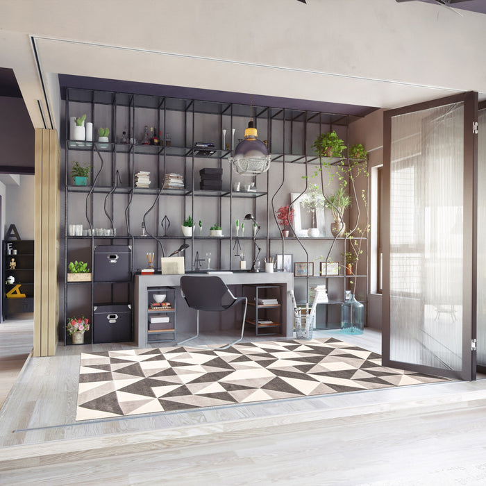 Nuria Grey 3'11\" x 5'7\" Area Rug