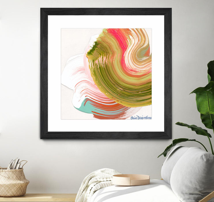 \"Night On The Town\" Matted and Framed Black 30x30 Wall Art