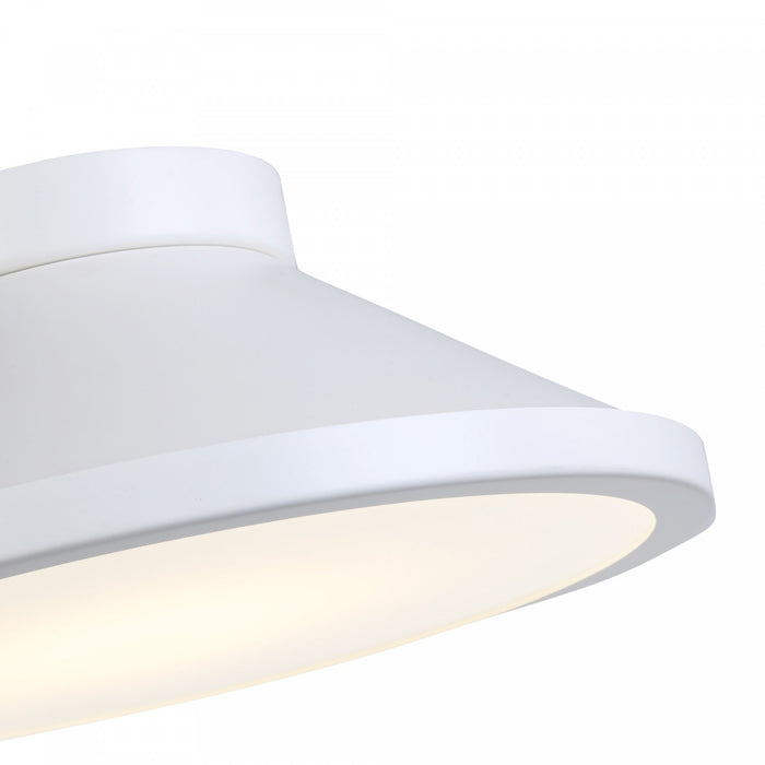 Lucida White Integrated LED Flush Mount