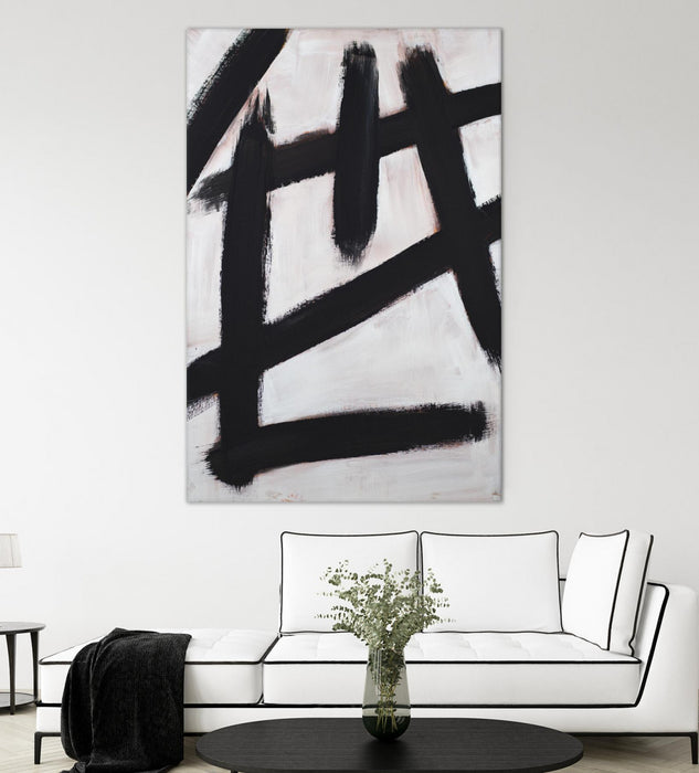 \"Ink Strokes\" Giant Art 72x48 Wall Art