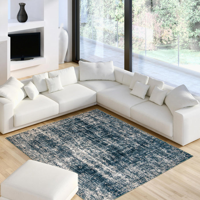 Dayna Blue Rug 8'0\" X 10'0\" Area Rug