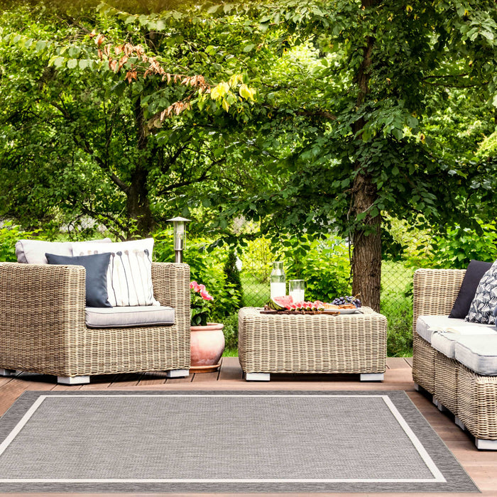 Marina Grey 5'3\" x 7'7\" Area Rug