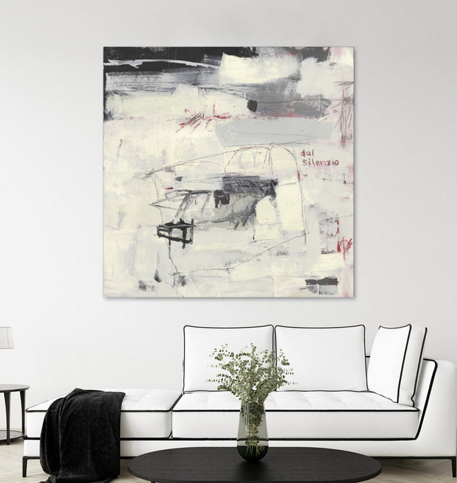 \"Structures From Silence\" Giant Art 54x54 Wall Art
