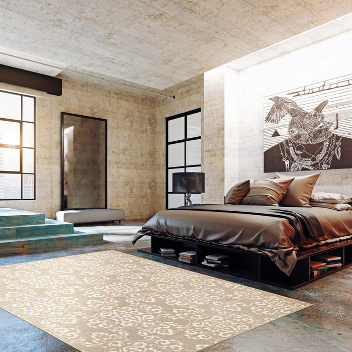 Caledonia Ivory 4'7\" x 6'7\" Area Rug