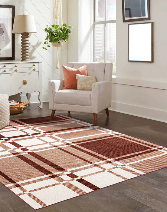 Roma Copper Machine Washable Area Rug - 6'0\" x 9'0\"
