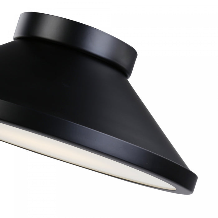 Lucida Black Integrated LED Flush Mount