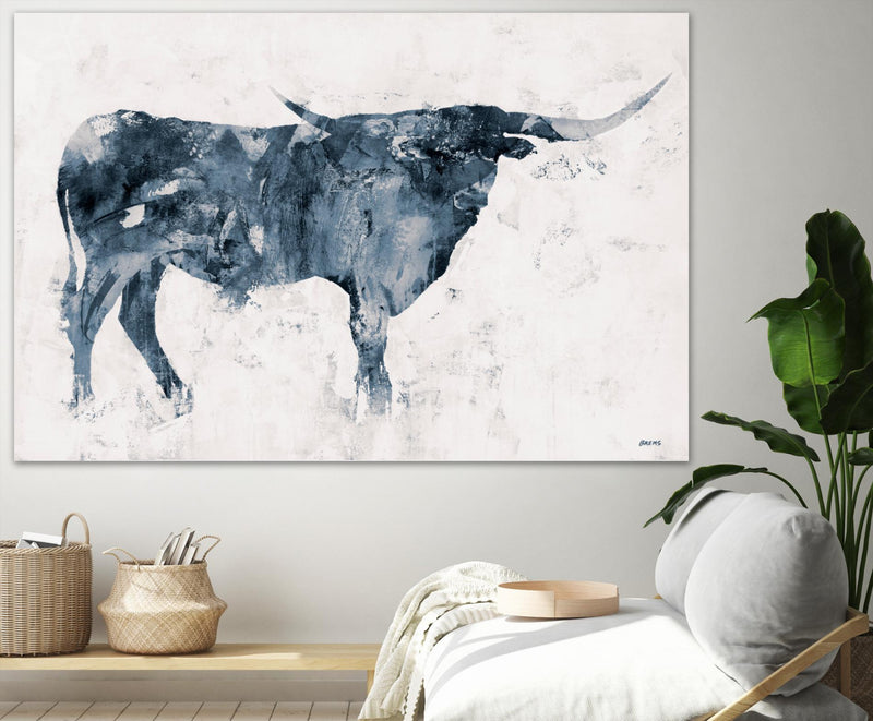 \"Longhorn V2\" Giant Art 84x54 Wall Art