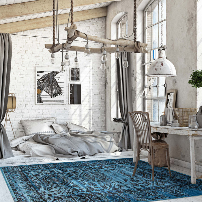 Jedda Blue 3'11\" x 5'7\" Area Rug