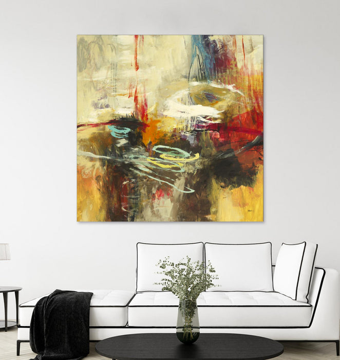 \"Instictual Beauty Ii\" Giant Art 72x72 Wall Art
