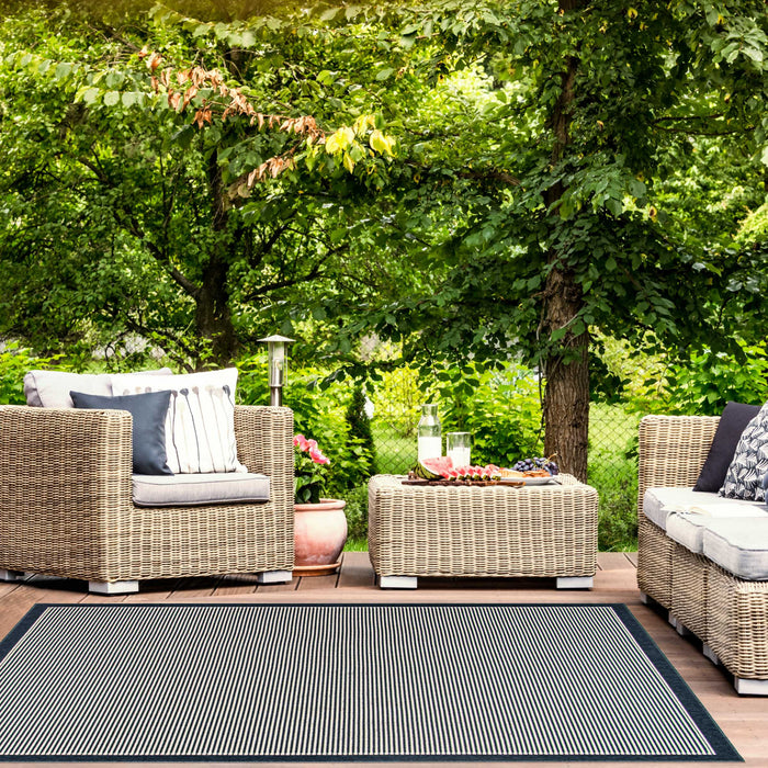 Chinue Blue 4'7\" x 6'7\" Area Rug